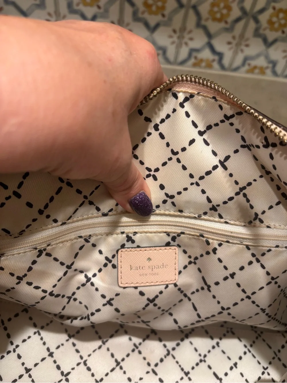 Kate Spade Bag Cove Street Colorblock Pippa Satchel Pink Black